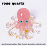 Natural Crystal Octopus Statue Reiki Stone Resin Ornament Decorative Figurine For Aquarium Home Off 6