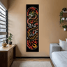 Japanese Wave Tapestry Red Sun Wall Hanging Aesthetic Ocean Landscape Decor For Bedroom Living Room 1
