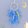 DreamAura Handmade Dream Catcher Wind Chimes Boho Feather Hanging Decor For Bedroom Car  Home 4