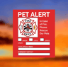 SafePaws Emergency Pet Alert Window Stickers 4Pack Static Cling Rescue Decals For Home  Car Safety 9