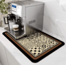 Premium Absorbent Dish Drying Mat With Waterproof Rubber Backing For Kitchen  Coffee Bar 5