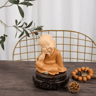 Cute Mini Monk Resin Figurine  Zen Buddha Statue For Desk  Home Decor 11