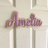 Custom Wooden Name Sign  Personalized Nursery  Bedroom Wall Decor 3