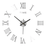 Large 3D DIY Wall Sticker Clock  Modern Frameless Silent Home Decor 6
