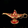 Vintage Aladdin Genie Lamp Ornament  Arabian Style Metal Home Decor 6