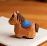 Handcrafted Wooden Horse Figurine  Rustic Animal Carving Decor 6