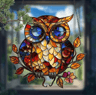 Colorful Owl Pendant Light  Decorative Animal Hanging Lamp For Home  Garden 4