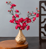 Artificial Plum Blossom Branch  Silk Peach Blossom Flowers For Elegant Home  Event Decor 8