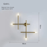 Nordic Cross Line LED Wall Lamp  Minimalist Modern Sconce Light For Living Room  Bedroom 9