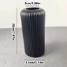 Striped CeramicLook Plastic Vase  Modern Decorative Flower Display Vase 5
