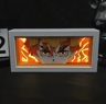 Demon Slayer Tanjiro LED Light Box  3D Anime Night Lamp For Bedroom  Desk Decor 1