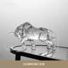 Nordic Acrylic Crystal Ox Sculpture For Modern Home And Office Decor 4