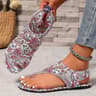 Womens Bohemian Comfort Flat Sandals 8