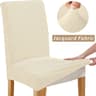 Stretch Jacquard Dining Chair Cover 11