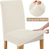 Stretch Jacquard Dining Chair Cover 16