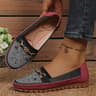 Womens Wide Fit Rhinestone Chain Loafers 5