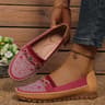 Womens Wide Fit Rhinestone Chain Loafers 6