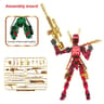 Titan T13 Articulated Robot And Dog Figure Set 7