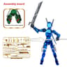 Titan T13 Articulated Robot And Dog Figure Set 8