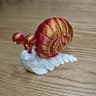 Articulated Snail Figurine 3D Printed Collectible Desktop Decor 8
