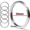 Stainless Steel Split Key Rings For DIY Keychains And Jewelry Making 9