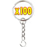 Stainless Steel Keychain Hardware Set With Split Rings Lobster Clasps And Chains 10