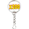 Stainless Steel Keychain Hardware Set With Split Rings Lobster Clasps And Chains 11