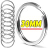Stainless Steel Split Key Rings For DIY Keychains Jewelry And Craft Projects 7