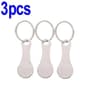 Metal Shopping Cart Tokens Keychain Trolley Coins For Grocery Carts 10