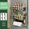 Magnetic Refrigerator Organizer Shelf With Towel Holder And Storage Rack 9