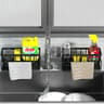 Stainless Steel Sink Organizer Rack With Sponge Holder Soap Drainer And Towel Bar 3