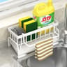 Stainless Steel Sink Organizer Rack With Sponge Holder Soap Drainer And Towel Bar 5
