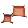 Foldable Leather Valet Tray Organizer For Keys Jewelry Coins And Everyday Essentials 7