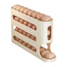 4Tier Auto Rolling Egg Organizer For Refrigerator 5