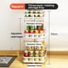 360 Degree Rotating Spice Organizer Turntable Kitchen Storage Rack 17