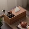 Walnut Wood Tissue Box Cover Modern Decorative Tissue Holder 8
