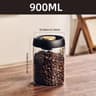Vacuum Sealed Glass Storage Jar For Coffee Beans Tea And Dry Foods 6