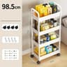 Rolling Utility Storage Cart With Wheels MultiTier Organizer For Kitchen Bathroom And Laundry Room 4