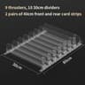 Automatic Shelf Pusher Display Rack Adjustable Product Organizer For Cosmetics Retail And Counterto 11