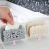 Suction Cup Dish Cloth Holder Sponge Clip Kitchen Rag And Pot Lid Organizer 11