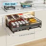 Retractable Under Sink Organizer Pull Out Cabinet Storage Rack For Kitchen  Bathroom 6
