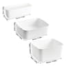 Plastic Cabinet Storage Basket Kitchen Organizer Bin For Pantry And Countertop 12