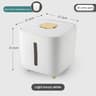 Airtight Rice Storage Container Moisture Proof Grain Storage Bin With Measuring Cup 9