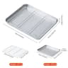 Stainless Steel Baking Pan With Wire Rack Set 7