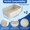 2 Piece Silicone Air Fryer Liner Basket Set 10
