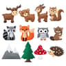 Woodland Animals Sewing Craft Kit For Kids DIY Felt Plush Set 8