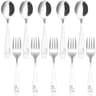Toddler Stainless Steel Silverware Set Kids Spoon And Fork 6