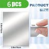 Self Adhesive Acrylic Mirror Wall Stickers 6