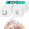 Transparent Double Sided Adhesive Wall Hooks For Kitchen And Bathroom 9