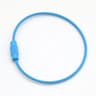 Stainless Steel Wire Cable Keychain Rings With Screw Lock 12